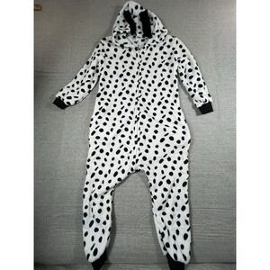 Dalmatian Dog Animal One Piece Costume Soft Fleece Unisex Size 7/8 Years (130)